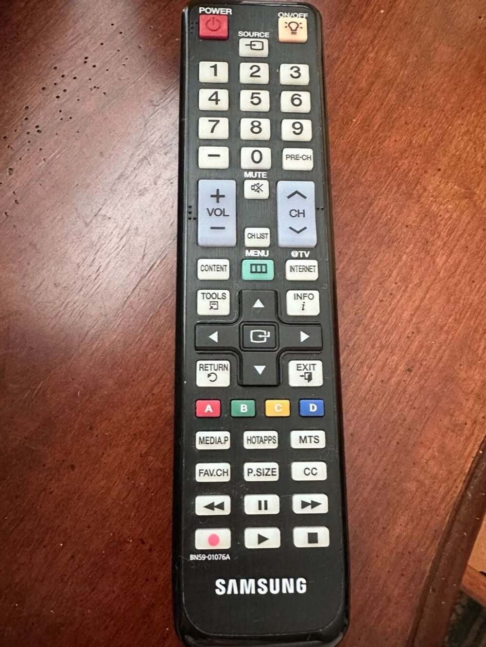 Samsung BN59-01076A TV Remote Control